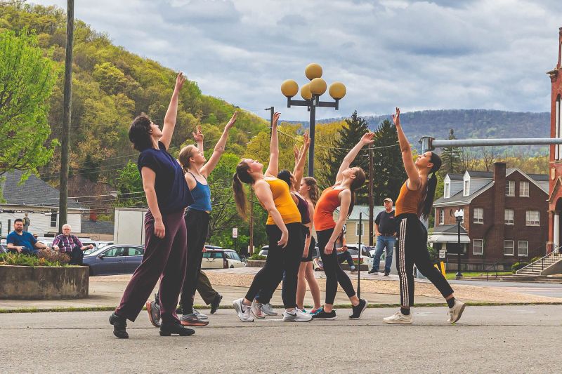 Cora Dance performing in the Alleghany Highlands.