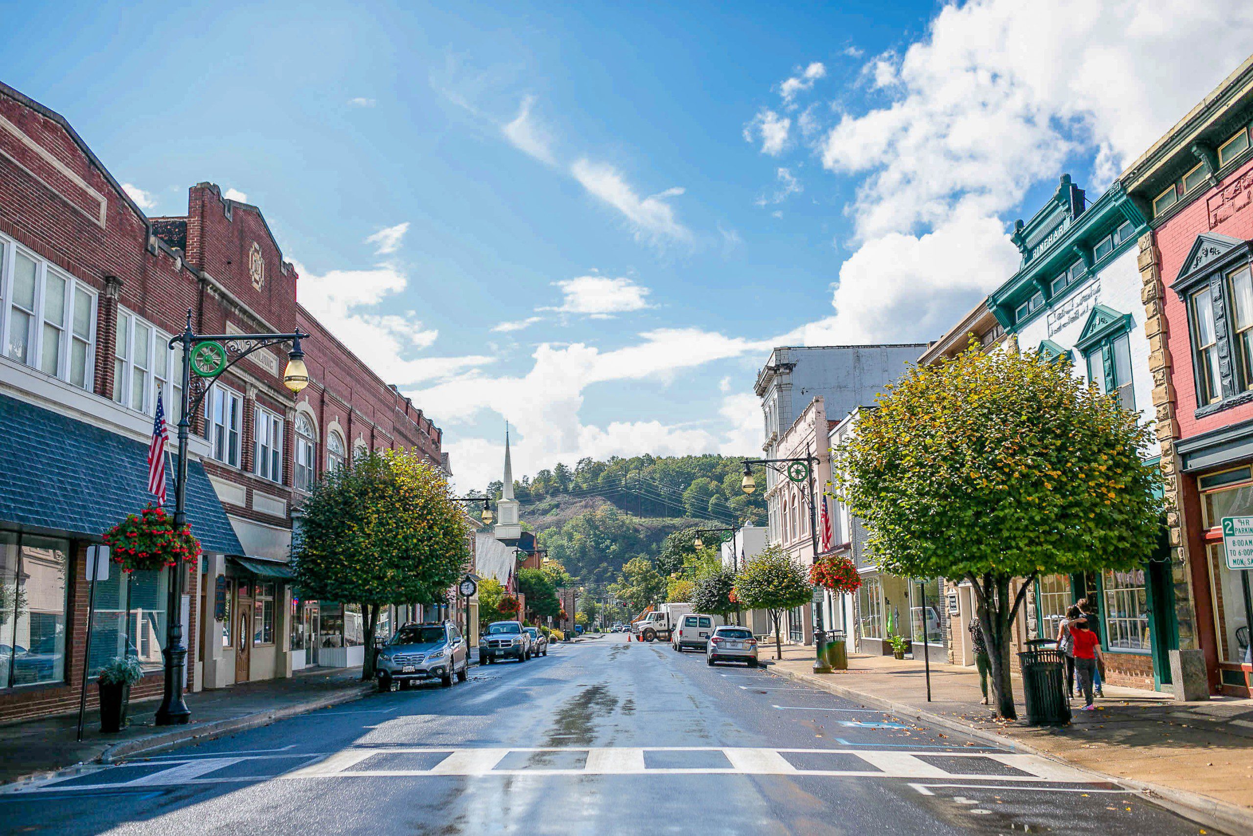 Small town in the Alleghany Highlands